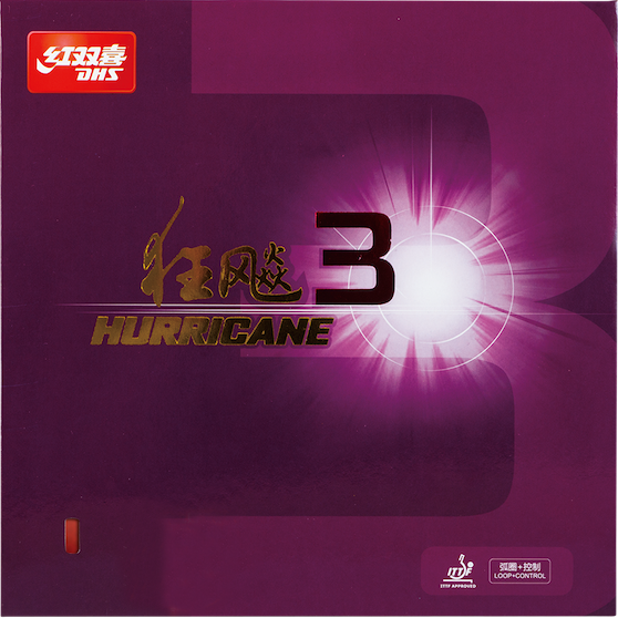 DHS Hurricane 3 Table Tennis Rubbers