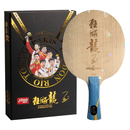 DHS 6-Gold W968 Hurricane Long 5 Table Tennis Blade