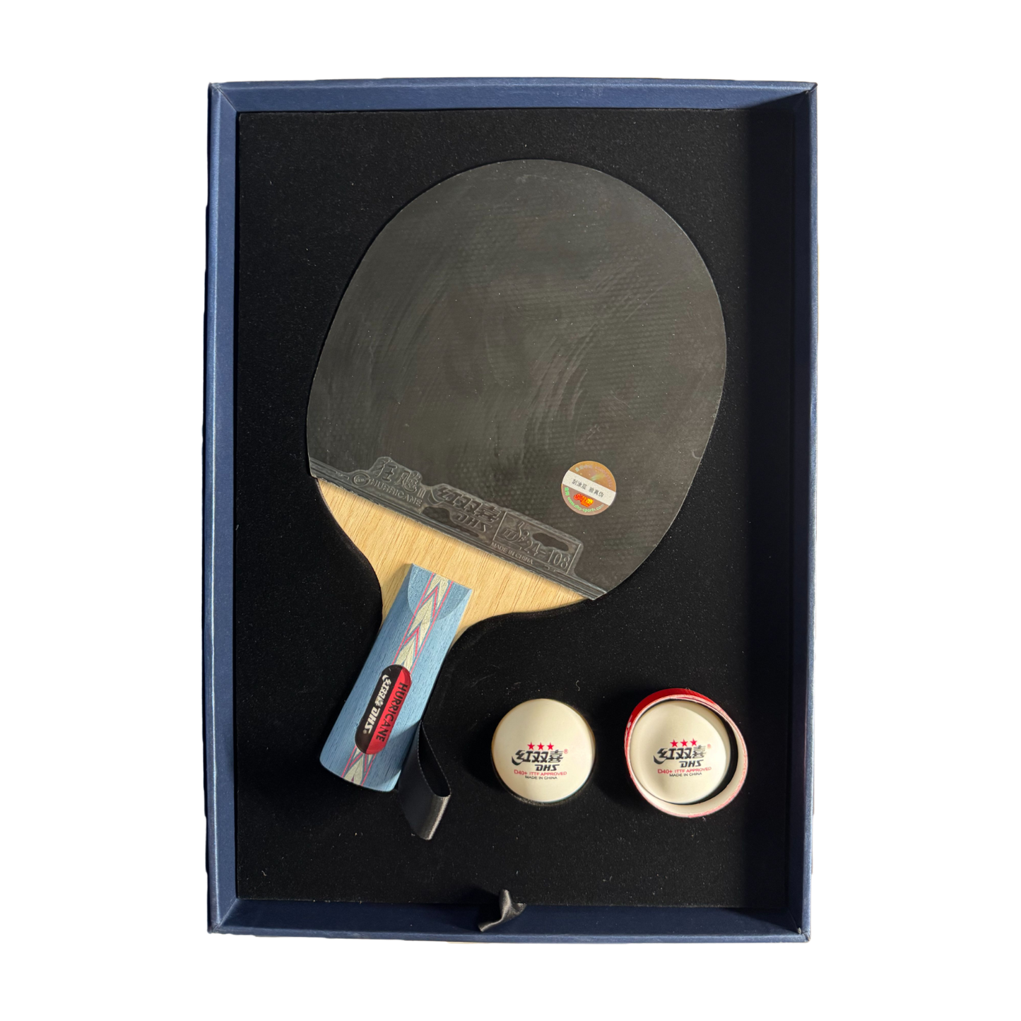 DHS Hurricane NO. Table Tennis Racket Set