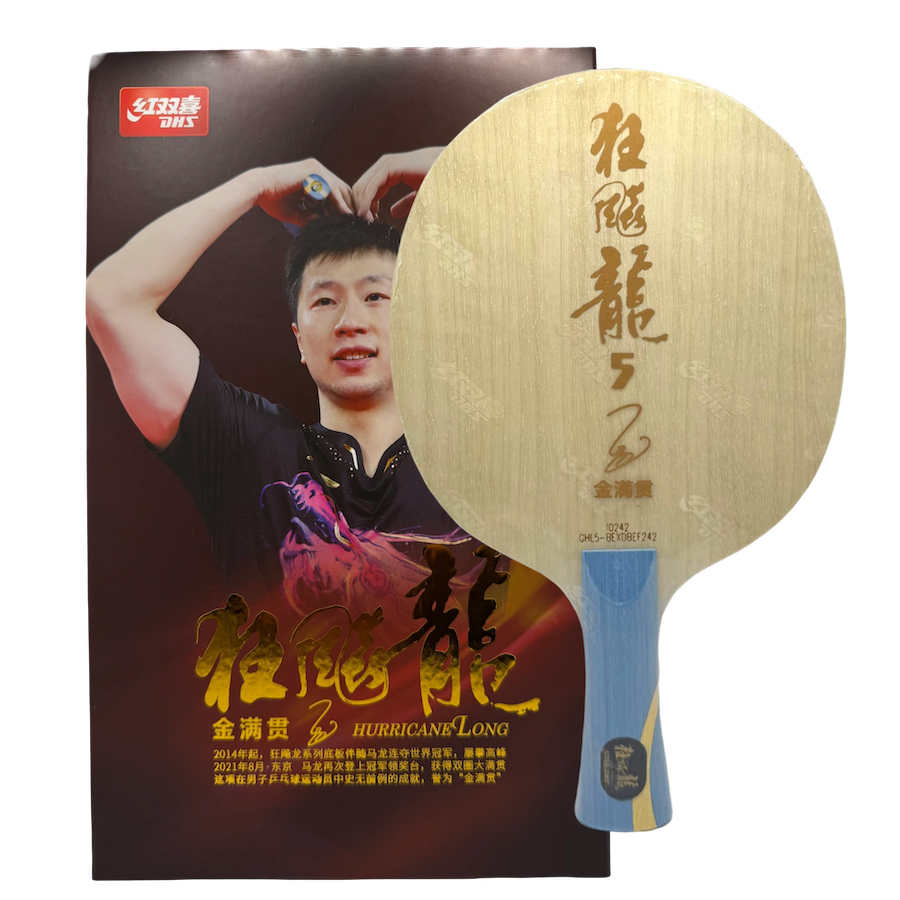 DHS Hurricane Long 5 Golden Grand Slam Table Tennis Blade