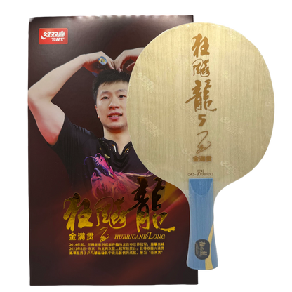DHS Hurricane Long 5 Golden Grand Slam Table Tennis Blade