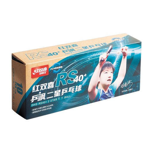 DHS RS40 2 Star Cecycled Material Table Tennis Ball