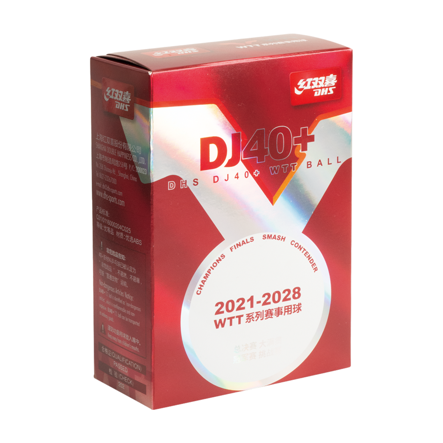 DHS DJ40+ WTT 3-Star Table Tennis Balls