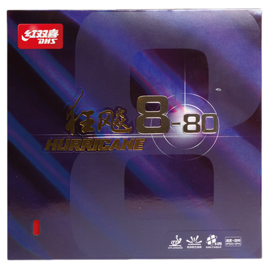 DHS Hurricane 8-80 Table Tennis Rubber