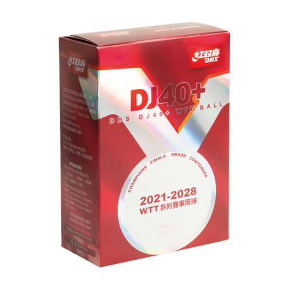 DHS DJ40+ WTT 3-Star Table Tennis Balls