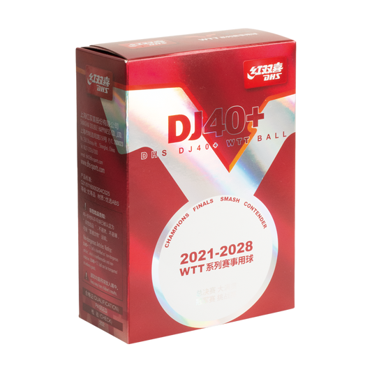 DHS DJ40+ WTT 3-Star Table Tennis Balls