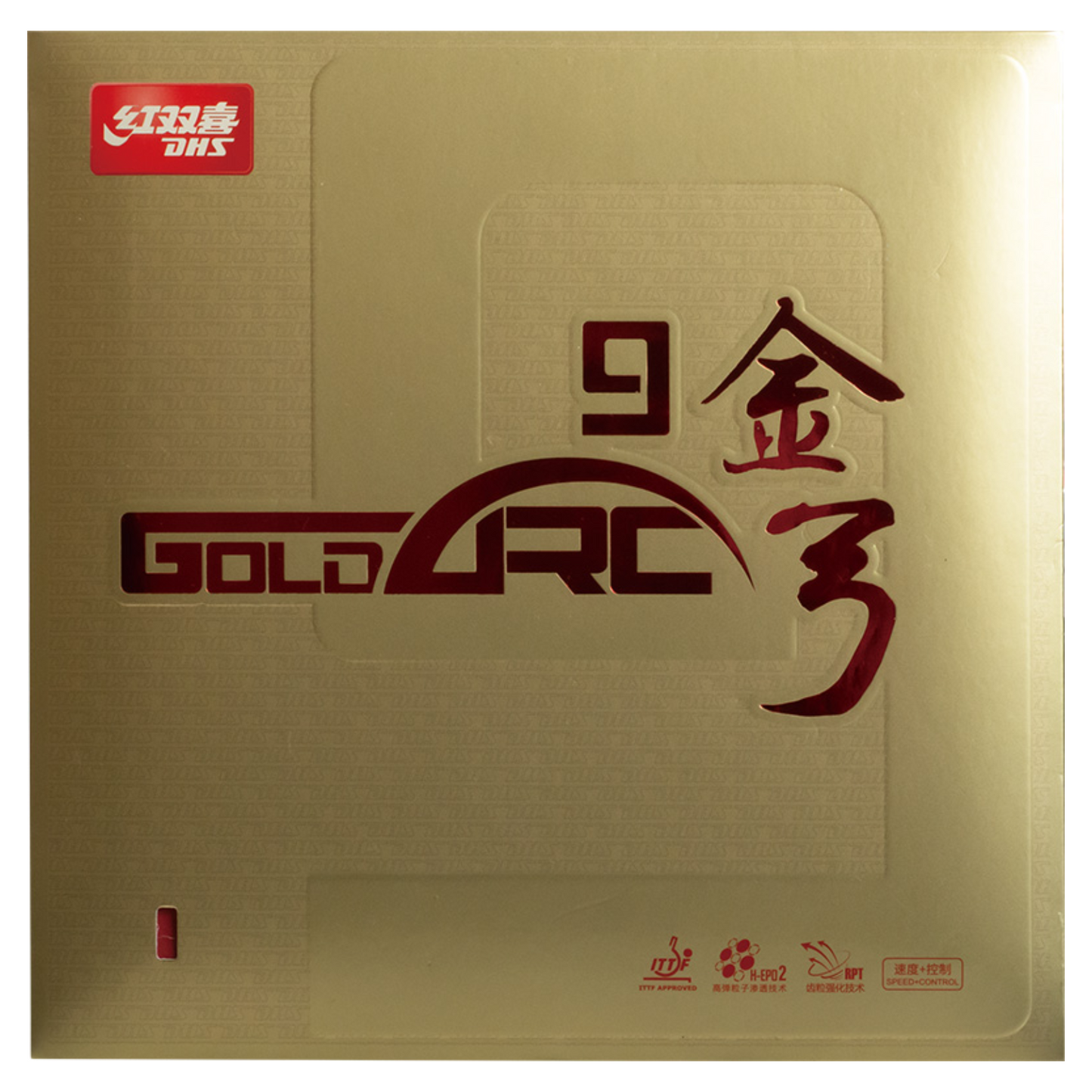 DHS Gold Arc 9 Table Tennis Rubber