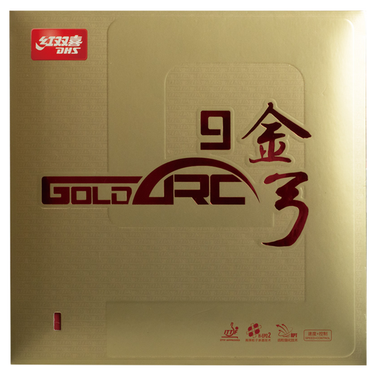 DHS Gold Arc 9 Table Tennis Rubber