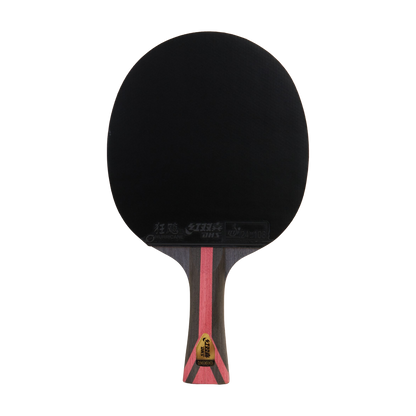 Raqueta De Ping Pong Profesional DHS 8 Star 8002 - 5 Madera + 2 Carbono Aryslate - Gomas Hurricane 3 Y 8