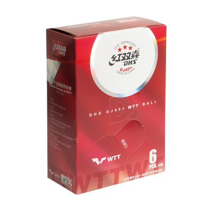 DHS DJ40+ WTT 3-Star Table Tennis Balls