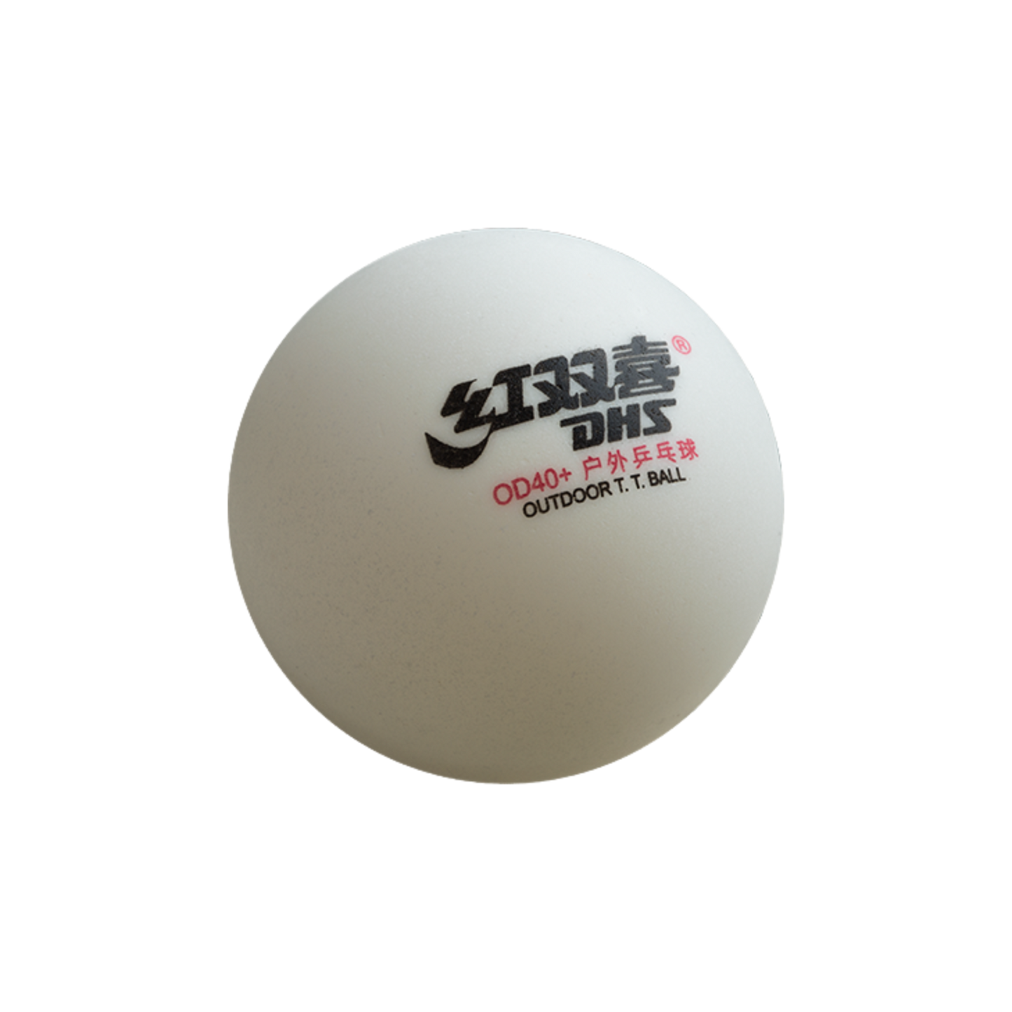 DHS Outdoor 40+ Table Tennis Ball White