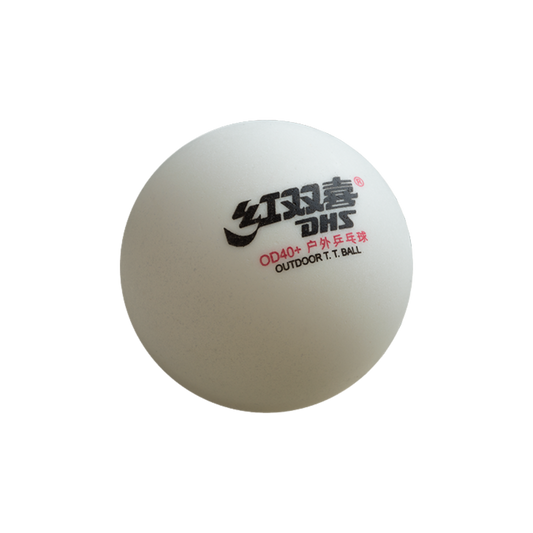 DHS Outdoor 40+ Table Tennis Ball White