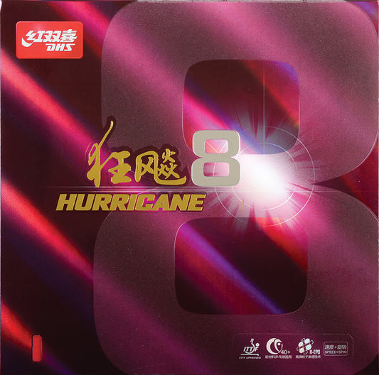 DHS Hurricane 8 Table Tennis Rubber
