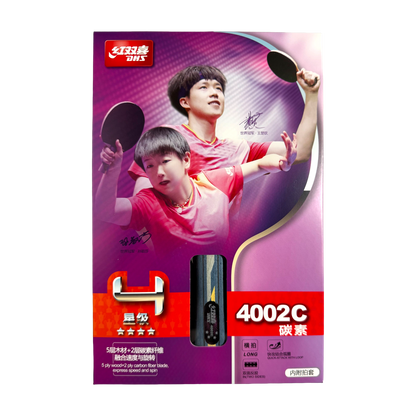 DHS 4 Star Carbon Fiber Table Tennis Racket