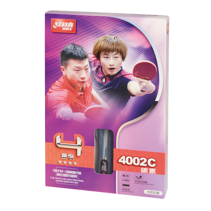 DHS 4 Star Carbon Fiber Table Tennis Racket