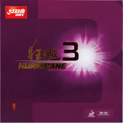 DHS Hurricane 3 Table Tennis Rubbers