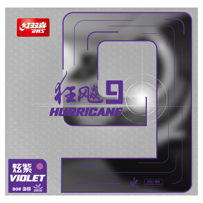DHS Hurricane 9 Table Tennis Rubber