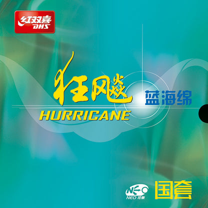 DHS Hurricane 3 National NEO Blue Table Tennis Rubbers