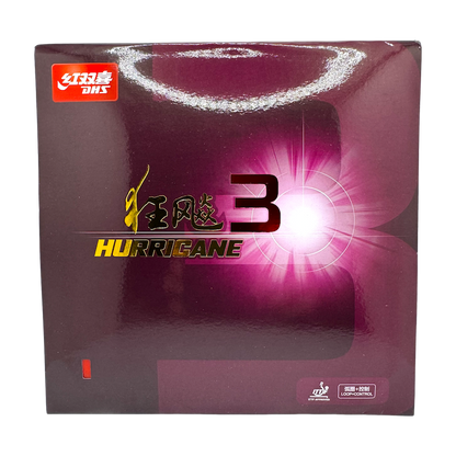 DHS Hurricane 3 Table Tennis Rubbers
